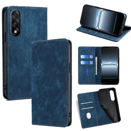 RFID Anti-theft Brush Magnetic Leather Phone Case, For OnePlus Ace 5 Ultra / Nord 5, For OnePlus Ace 5 Racing / Nord CE5, For OnePlus Ace 5 / 5 Pro, For OnePlus Ace 3 Pro 5G