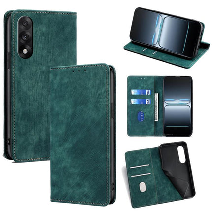 RFID Anti-theft Brush Magnetic Leather Phone Case, For OnePlus Ace 5 Ultra / Nord 5, For OnePlus Ace 5 Racing / Nord CE5, For OnePlus Ace 5 / 5 Pro, For OnePlus Ace 3 Pro 5G
