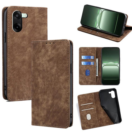 RFID Anti-theft Brush Magnetic Leather Phone Case, For OnePlus Ace 5 Ultra / Nord 5, For OnePlus Ace 5 Racing / Nord CE5, For OnePlus Ace 5 / 5 Pro, For OnePlus Ace 3 Pro 5G