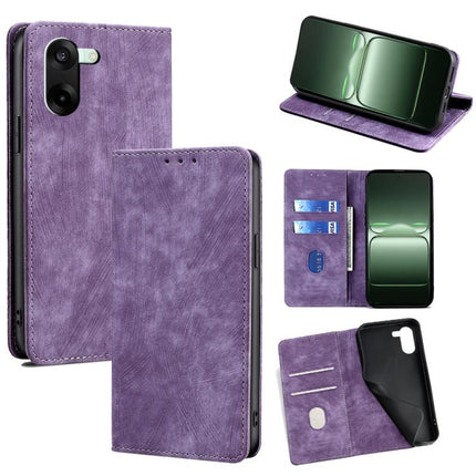 RFID Anti-theft Brush Magnetic Leather Phone Case, For OnePlus Ace 5 Ultra / Nord 5, For OnePlus Ace 5 Racing / Nord CE5, For OnePlus Ace 5 / 5 Pro, For OnePlus Ace 3 Pro 5G