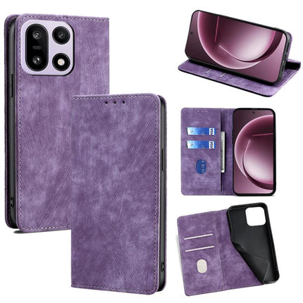 RFID Anti-theft Brush Magnetic Leather Phone Case, For OnePlus Turbo 6 / 6V, For OnePlus Ace 6, For OnePlus 15 5G, For OnePlus Ace 5 Ultra / Nord 5