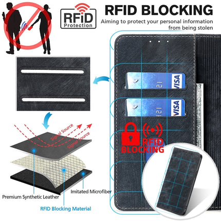 RFID Anti-theft Brush Magnetic Leather Phone Case, For Huawei Enjoy 60X, For Huawei nova 11 Pro 4G / 11 Ultra 4G, For Huawei nova 11 4G