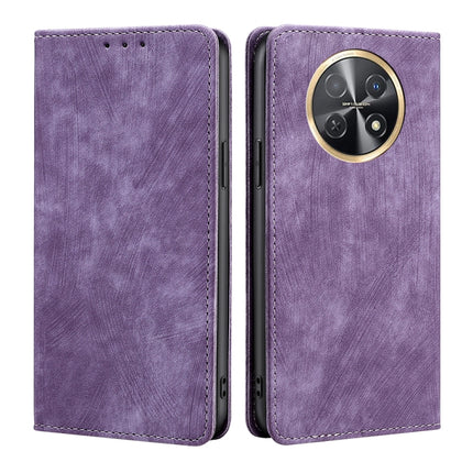 RFID Anti-theft Brush Magnetic Leather Phone Case, For Huawei Enjoy 60X, For Huawei nova 11 Pro 4G / 11 Ultra 4G, For Huawei nova 11 4G