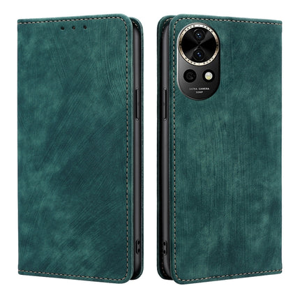 RFID Anti-theft Brush Magnetic Leather Phone Case, For Huawei nova 12 5G, For Huawei Mate 60 Pro / Pro+, For Huawei Mate 60, For Huawei Enjoy 60 Pro / nova 11i