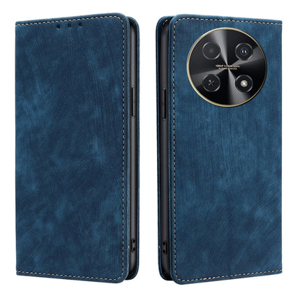 RFID Anti-theft Brush Magnetic Leather Phone Case, For Huawei nova 12i 4G, For Huawei Pura 70, For Huawei nova 12 5G, For Huawei Mate 60 Pro / Pro+