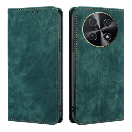 RFID Anti-theft Brush Magnetic Leather Phone Case, For Huawei nova 12i 4G, For Huawei Pura 70, For Huawei nova 12 5G, For Huawei Mate 60 Pro / Pro+