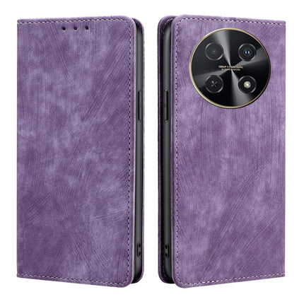 RFID Anti-theft Brush Magnetic Leather Phone Case, For Huawei nova 12i 4G, For Huawei Pura 70, For Huawei nova 12 5G, For Huawei Mate 60 Pro / Pro+