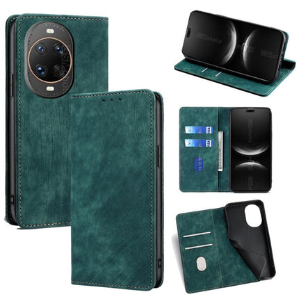 RFID Anti-theft Brush Magnetic Leather Phone Case, For Huawei Pura 80 5G, For Huawei nova 14 Ultra 5G, For Huawei nova 14 Pro 5G, For Huawei nova 14 5G