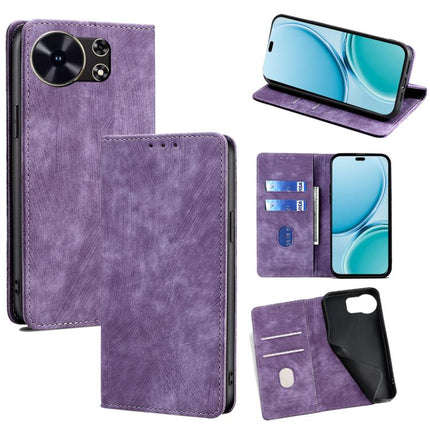 RFID Anti-theft Brush Magnetic Leather Phone Case, For Huawei Mate 80 5G, For Huawei Maimang 40 5G, For Huawei Pura 80 5G, For Huawei nova 14 Ultra 5G
