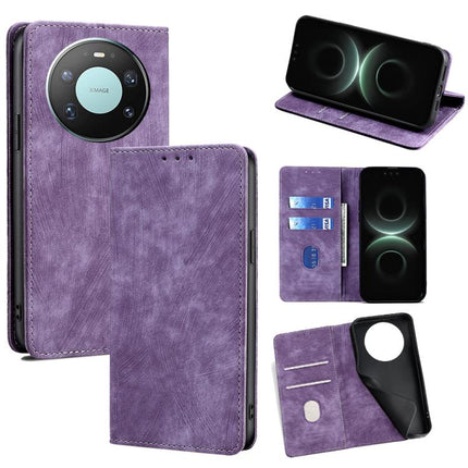 RFID Anti-theft Brush Magnetic Leather Phone Case, For Huawei nova 15, For Huawei Mate 80 Pro Max 5G, For Huawei Mate 80 5G, For Huawei Maimang 40 5G