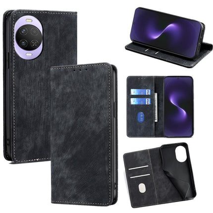 RFID Anti-theft Brush Magnetic Leather Phone Case, For Huawei nova 15, For Huawei Mate 80 Pro Max 5G, For Huawei Mate 80 5G, For Huawei Maimang 40 5G