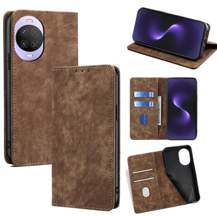RFID Anti-theft Brush Magnetic Leather Phone Case, For Huawei nova 15, For Huawei Mate 80 Pro Max 5G, For Huawei Mate 80 5G, For Huawei Maimang 40 5G