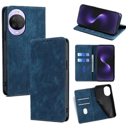 RFID Anti-theft Brush Magnetic Leather Phone Case, For Huawei nova 15, For Huawei Mate 80 Pro Max 5G, For Huawei Mate 80 5G, For Huawei Maimang 40 5G