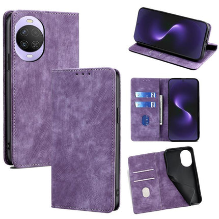 RFID Anti-theft Brush Magnetic Leather Phone Case, For Huawei nova 15, For Huawei Mate 80 Pro Max 5G, For Huawei Mate 80 5G, For Huawei Maimang 40 5G