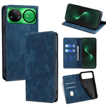 RFID Anti-theft Brush Magnetic Leather Phone Case, For Huawei nova 15 Ultra, For Huawei nova 15 Pro, For Huawei nova 15, For Huawei Mate 80 Pro Max 5G
