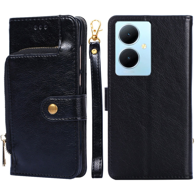 Zipper Bag Leather Phone Case, For vivo V30e 5G Global, For vivo iQOO Z9x 5G, For vivo iQOO Z9 Turbo, For vivo Y03 4G, For vivo Y100 5G IDN, For vivo Y78 Plus 5G