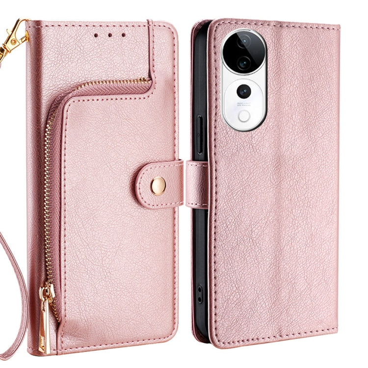 Zipper Bag Leather Phone Case, For vivo X200 Pro 5G, For vivo S19 Pro, For vivo S19, For vivo Y28 4G, For vivo X100s, For vivo Y38 5G / T3x Global