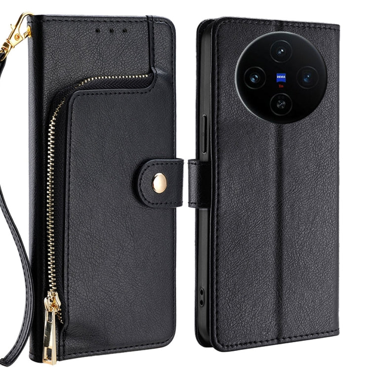 Zipper Bag Leather Phone Case, For vivo X200 Pro 5G, For vivo S19 Pro, For vivo S19, For vivo Y28 4G, For vivo X100s, For vivo Y38 5G / T3x Global