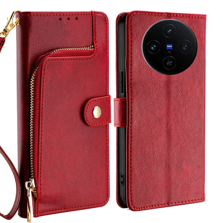 Zipper Bag Leather Phone Case, For vivo X200 Pro 5G, For vivo S19 Pro, For vivo S19, For vivo Y28 4G, For vivo X100s, For vivo Y38 5G / T3x Global