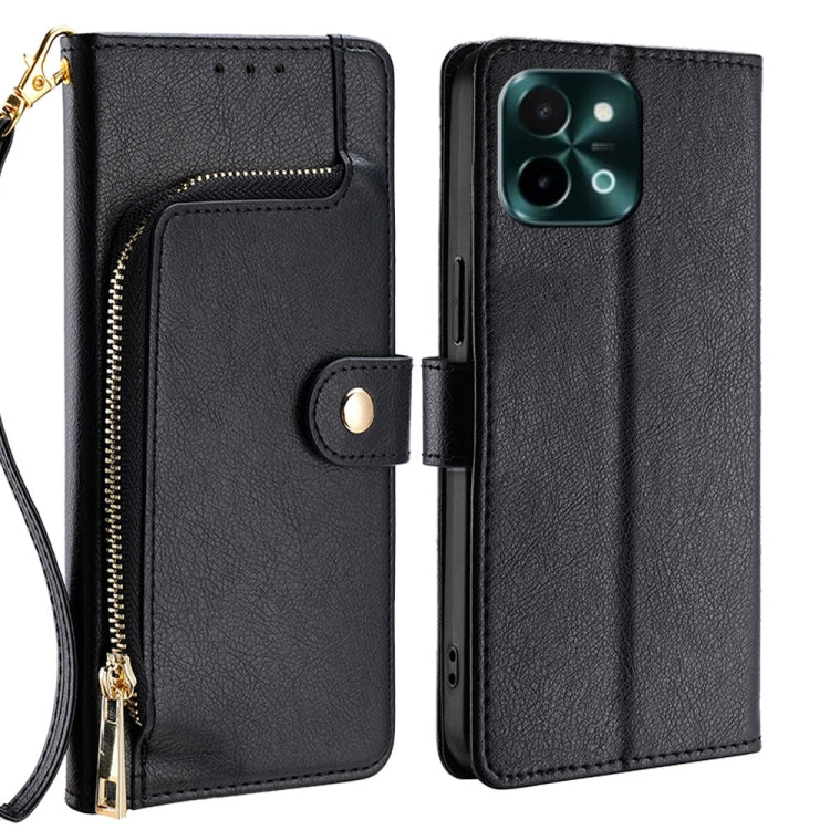 Zipper Bag Leather Phone Case, For vivo X200 Pro 5G, For vivo S19 Pro, For vivo S19, For vivo Y28 4G, For vivo X100s, For vivo Y38 5G / T3x Global