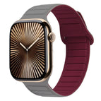 For Apple Watch Series 10 42mm / Grey Wine Red