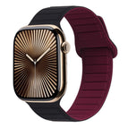 For Apple Watch Series 10 46mm / Black Wine Red