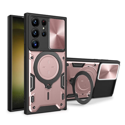 CD Texture Sliding Camshield Magnetic Holder Phone Case, For Samsung Galaxy A23 5G, For Samsung Galaxy A34 5G, For Samsung Galaxy A54 5G, For Samsung Galaxy S23 Ultra 5G