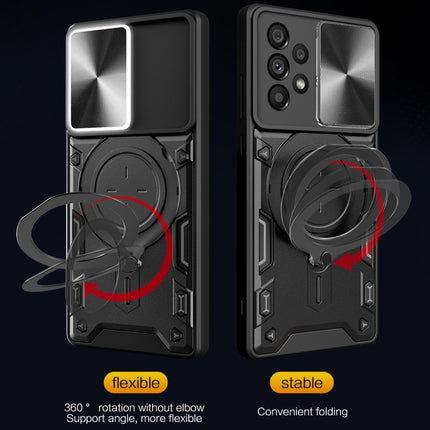 CD Texture Sliding Camshield Magnetic Holder Phone Case, For Samsung Galaxy A33 5G, For Samsung Galaxy A13 4G, For Samsung Galaxy S22 Ultra 5G, For Samsung Galaxy S22+ 5G