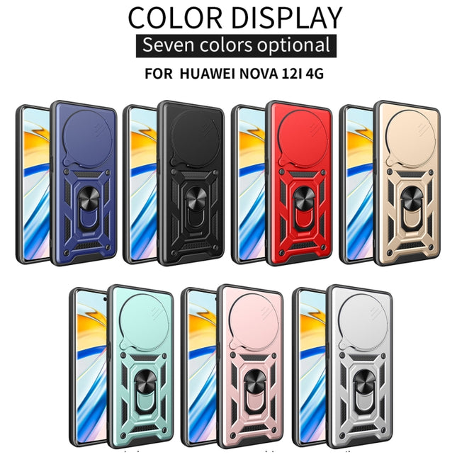 Sliding Camera Cover Design TPU+PC Phone Case, For Huawei nova 12i 4G Global