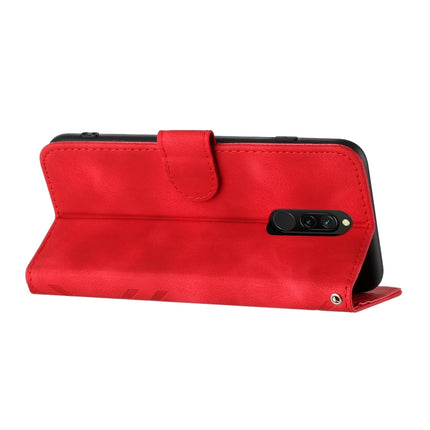 Line Pattern Skin Feel Leather Phone Case, For Xiaomi Redmi 8, For Xiaomi Redmi Note 8, For Xiaomi Redmi Note 8 Pro, For Xiaomi Redmi Note 7