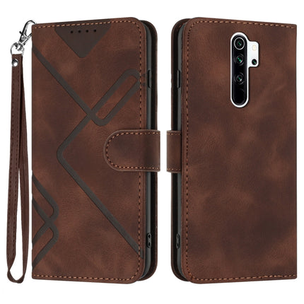Line Pattern Skin Feel Leather Phone Case, For Xiaomi Redmi 9A/9AT/9i, For Xiaomi Redmi 9/9 Prime/Poco M2, For Xiaomi Mi 11 Lite 4G/5G, For Xiaomi Redmi Note 10 5G