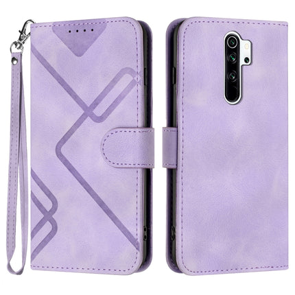 Line Pattern Skin Feel Leather Phone Case, For Xiaomi Redmi 9A/9AT/9i, For Xiaomi Redmi 9/9 Prime/Poco M2, For Xiaomi Mi 11 Lite 4G/5G, For Xiaomi Redmi Note 10 5G
