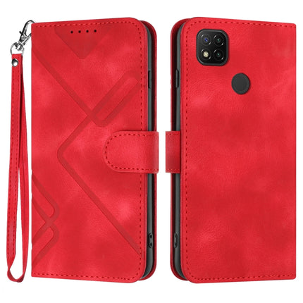 Line Pattern Skin Feel Leather Phone Case, For Xiaomi Poco M3/Redmi 9T, For Xiaomi Mi 11, For Xiaomi Redmi 9C/9C NFC/Poco C3, For Xiaomi Mi 10T Lite 5G