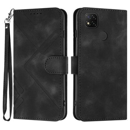 Line Pattern Skin Feel Leather Phone Case, For Xiaomi Poco M3/Redmi 9T, For Xiaomi Mi 11, For Xiaomi Redmi 9C/9C NFC/Poco C3, For Xiaomi Mi 10T Lite 5G