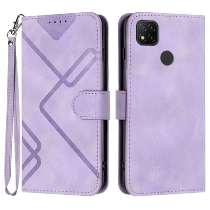 Line Pattern Skin Feel Leather Phone Case, For Xiaomi Poco M3/Redmi 9T, For Xiaomi Mi 11, For Xiaomi Redmi 9C/9C NFC/Poco C3, For Xiaomi Mi 10T Lite 5G