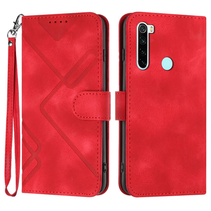 Line Pattern Skin Feel Leather Phone Case, For Xiaomi Mi 10T 5G/10T Pro 5G, For Xiaomi Redmi Note 9 Global/10X 4G, For Xiaomi Redmi Note 9 Pro, For Xiaomi Redmi Note 8T