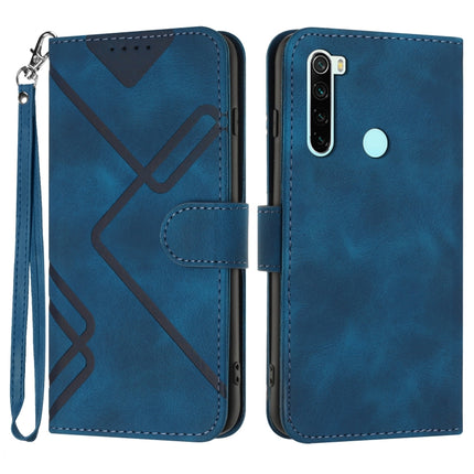 Line Pattern Skin Feel Leather Phone Case, For Xiaomi Mi 10T 5G/10T Pro 5G, For Xiaomi Redmi Note 9 Global/10X 4G, For Xiaomi Redmi Note 9 Pro, For Xiaomi Redmi Note 8T
