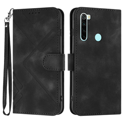 Line Pattern Skin Feel Leather Phone Case, For Xiaomi Mi 10T 5G/10T Pro 5G, For Xiaomi Redmi Note 9 Global/10X 4G, For Xiaomi Redmi Note 9 Pro, For Xiaomi Redmi Note 8T
