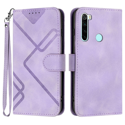 Line Pattern Skin Feel Leather Phone Case, For Xiaomi Mi 10T 5G/10T Pro 5G, For Xiaomi Redmi Note 9 Global/10X 4G, For Xiaomi Redmi Note 9 Pro, For Xiaomi Redmi Note 8T