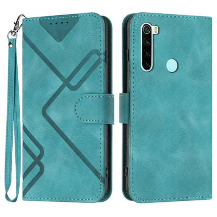 Line Pattern Skin Feel Leather Phone Case, For Xiaomi Mi 10T 5G/10T Pro 5G, For Xiaomi Redmi Note 9 Global/10X 4G, For Xiaomi Redmi Note 9 Pro, For Xiaomi Redmi Note 8T