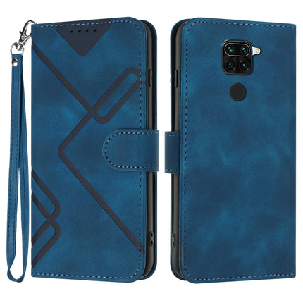 Line Pattern Skin Feel Leather Phone Case, For Xiaomi Mi 10T 5G/10T Pro 5G, For Xiaomi Redmi Note 9 Global/10X 4G, For Xiaomi Redmi Note 9 Pro, For Xiaomi Redmi Note 8T