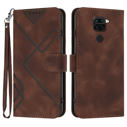 Line Pattern Skin Feel Leather Phone Case, For Xiaomi Mi 10T 5G/10T Pro 5G, For Xiaomi Redmi Note 9 Global/10X 4G, For Xiaomi Redmi Note 9 Pro, For Xiaomi Redmi Note 8T