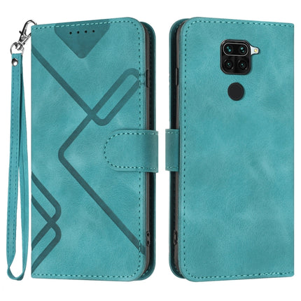 Line Pattern Skin Feel Leather Phone Case, For Xiaomi Mi 10T 5G/10T Pro 5G, For Xiaomi Redmi Note 9 Global/10X 4G, For Xiaomi Redmi Note 9 Pro, For Xiaomi Redmi Note 8T