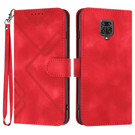 Line Pattern Skin Feel Leather Phone Case, For Xiaomi Mi 10T 5G/10T Pro 5G, For Xiaomi Redmi Note 9 Global/10X 4G, For Xiaomi Redmi Note 9 Pro, For Xiaomi Redmi Note 8T