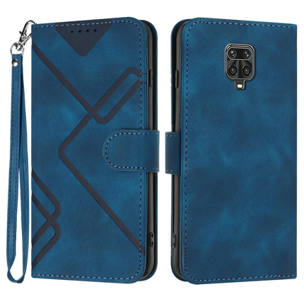 Line Pattern Skin Feel Leather Phone Case, For Xiaomi Mi 10T 5G/10T Pro 5G, For Xiaomi Redmi Note 9 Global/10X 4G, For Xiaomi Redmi Note 9 Pro, For Xiaomi Redmi Note 8T