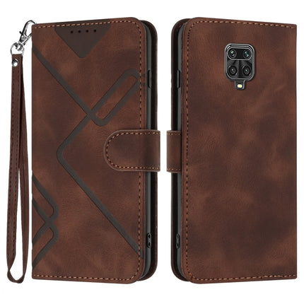 Line Pattern Skin Feel Leather Phone Case, For Xiaomi Mi 10T 5G/10T Pro 5G, For Xiaomi Redmi Note 9 Global/10X 4G, For Xiaomi Redmi Note 9 Pro, For Xiaomi Redmi Note 8T