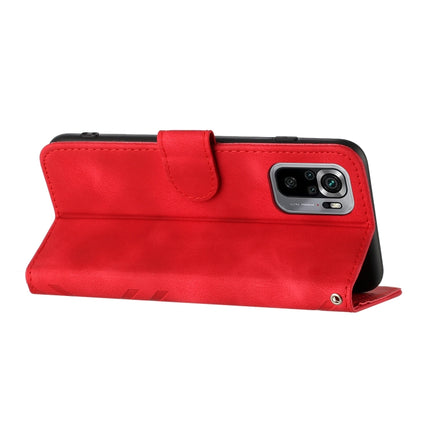 Line Pattern Skin Feel Leather Phone Case, For Xiaomi Redmi Note 10S 4G Global, For Xiaomi Redmi Note 10 Pro Max, For Xiaomi Redmi Note 10 Pro 4G Global, For Xiaomi Redmi Note 10 4G Global