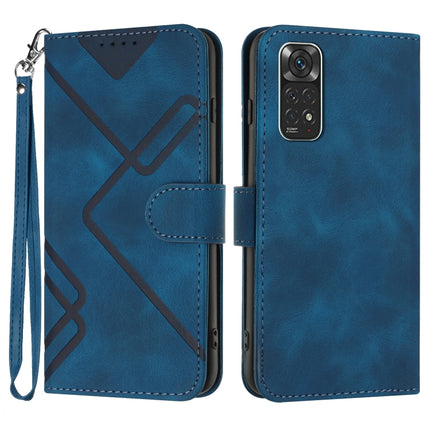 Line Pattern Skin Feel Leather Phone Case, For Xiaomi Redmi 10/10 2022/10 Prime, For Xiaomi Poco F3/11i/Redmi K40, For Xiaomi Redmi Note 11 4G Global, For Xiaomi 11T/11T Pro