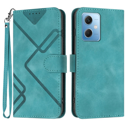 Line Pattern Skin Feel Leather Phone Case, For Xiaomi Redmi Note 12 4G Global, For Xiaomi Redmi Note 12 Pro+ 4G/5G Global, For Xiaomi Redmi Note 12 5G Global, For Xiaomi 13 Pro
