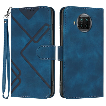 Line Pattern Skin Feel Leather Phone Case, For Xiaomi Poco M3/Redmi 9T, For Xiaomi Mi 11, For Xiaomi Redmi 9C/9C NFC/Poco C3, For Xiaomi Mi 10T Lite 5G